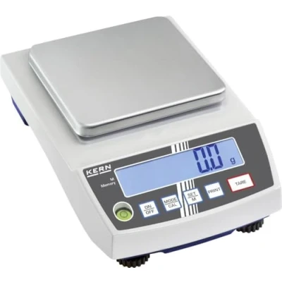 Obrázek KERN Přesná váha PCB (rozsah vážení 1000 g, vážící deska 130 x mm, laboratorní váha, čitelnost 0,1 linearita 0,2 nejmenší hmotnost dílu (normální) 2 g/kus) 1