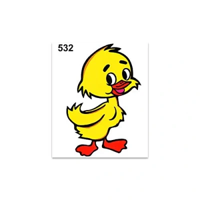 Obrázek 4R Quattroerre.it 532 Sticker Aufkleber Ente, 10 x 12 cm