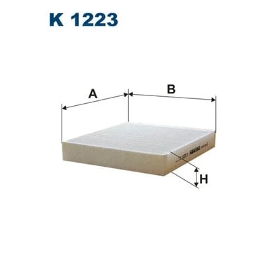Obrázek Filtr, vnitřní vzduch FILTRON K 1223