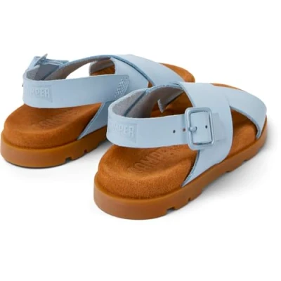 Obrázek Camper Brutus Sandal KIDS Sandály, Velikost: 32, Light blue/pastel blue Kůže