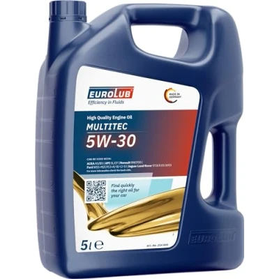 Obrázek EUROLUB MULTITEC SAE 5W 30 motorový olej, Made in Germany, 5 litrů