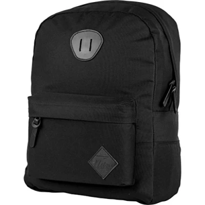 Obrázek Nitro Urban Classic, Old School Daypack s polstrovanou přihrádkou na notebook, městská streetpack, každodenní batoh, školní školek, 20 l, Dead Flower, černá (true Negro), Batoh