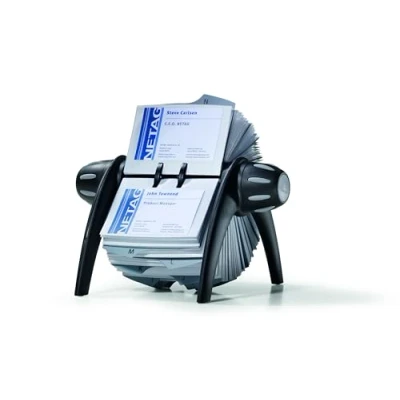 Obrázek Durable Rolovací kartotéka Visifix Flip Vegas, pro 400 vizitek, rejstřík A Z, černý, 241701