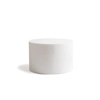 Obrázek Decora 0173832 Kulaté polystyrenové báze, pro cvičení a výrobu perfektně vypadajících víceúrovňových dortů, velikost Ø 25 x v 20 cm, béžové