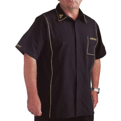 Obrázek Unicorn Darts Shirt Teknik Men&#039;s schwarz/Gold Small