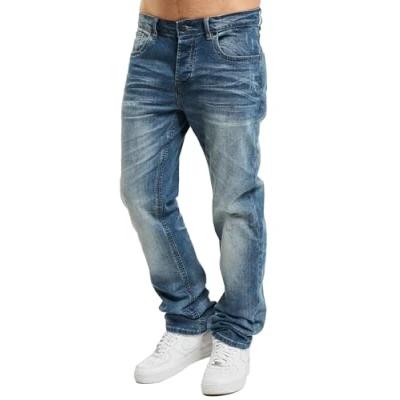 Obrázek Brandit Herren Džíny Straight Fit, Muži, Velikost: 32x34, Blue washed