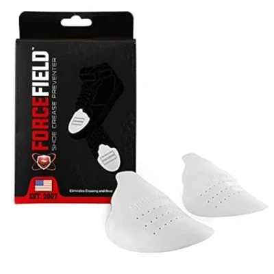 Obrázek Forcefield Crease Preventers pro tenisky, boty &amp; kozačky ochrana bot Anti Knick, měkká pěna s lepicím proužkem, zachovává tvar a zabraňuje opotřebení velikost Small (UK 6 9)