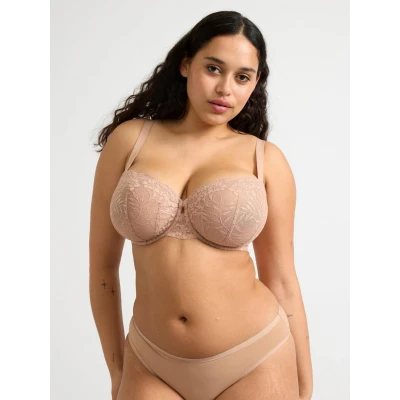 Obrázek Lindex Skilla Unpadded Podprsenka s kosticemi, Ženy, Velikost: 75E, Beige