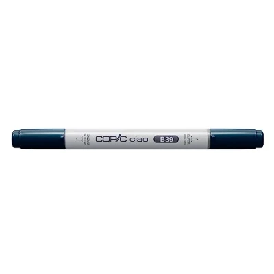 Obrázek COPIC Ciao Marker typ B 39, Prussian Blue, univerzální popisovač rozložení, se středně širokým a jedním štětcovým hrotem