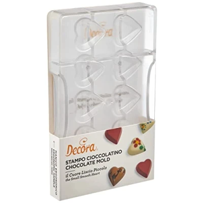 Obrázek Decora 0050075 Profi SCHOKOLADENFORM FÜR Herzen 32,5X35 10 Herzen,Durchsichtig