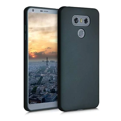 Obrázek kwmobile pouzdro kompatibilní s LG G6 ochranné ze silikonu metalicky třpytivé na mobil metalické petrolejové