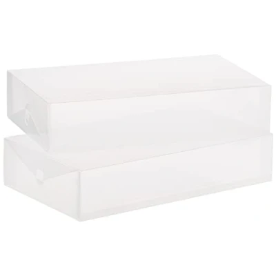Obrázek Whitmor 636226914 klar Vue Collection Damen Schuh Box, Set von 4, Boot Boxes of 2, 2er