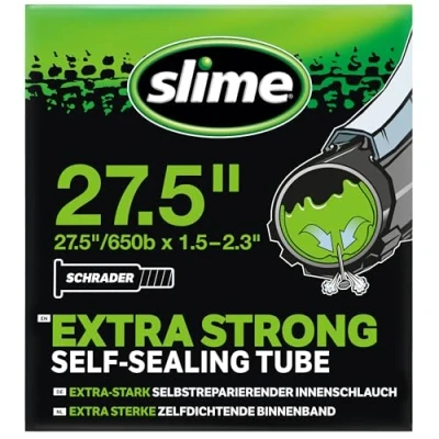 Obrázek Slime 30077 Trubka na kolo s propíchnutím Slime, samouzavírací, preventivní a opravná, americký ventil, 50 / 60584 mm (27,5 (650 w) x 2,02,4)