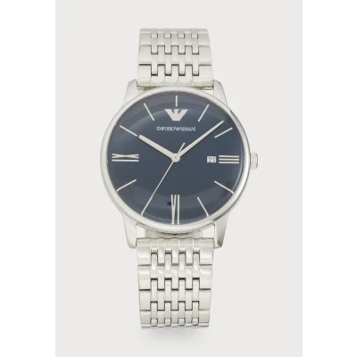 Obrázek Emporio Armani Minimalist Hodinky silvercoloured, Muži, Velikost: One Size, Silver/coloured