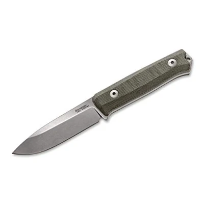 Obrázek Lionsteel Unisex dospělí B40 Canvas Micarta jezdecký nůž, zelený, 22,7 cm