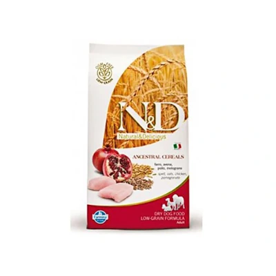 Obrázek N&amp;D Low Grain Dog Adult Medium/Maxi Chicken &amp; Pomegranate 12kg