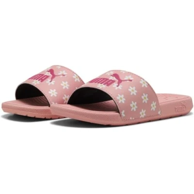 Obrázek Puma COOL CAT 2.0 Daisies Unisex Sandály do bazénu pro děti, Velikost: 31, Pink fruit/pink/white/almost apricot boty