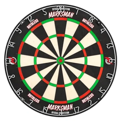 Obrázek Ruthless Marksman terč na šipky ze sisalu s ultra tenkým drátem, profesionální design, pro ocelovým hrotem (DB072)