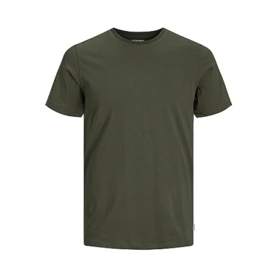 Obrázek Jack &amp; Jones JJE Basic TEE O NECK NOOS Jednoduché tričko, Muži, Velikost: XS, Olive night