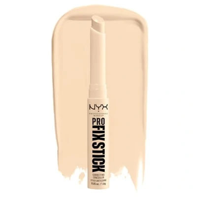 Obrázek NYX Professional Makeup Korekční korektor, zakryje kruhy pod očima, nečistoty, tmavé skvrny a zbarvení, s hyaluronem, výdrž 12 hodin, veganská receptura, Pro Fix Stick, Pale