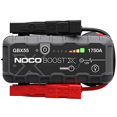 Obrázek NOCO Pomocný startovací zdroj Boost X GBX55 1750 a 12 V UltraSafe Powerbank, Auto Baterie Booster, přenosná USB nabíječka, kabel propojovací pro benzínové 5,0 l dieselové motory