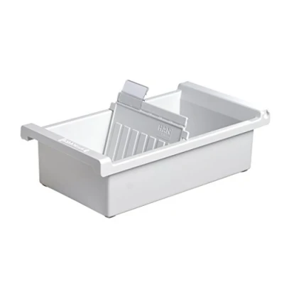 Obrázek HAN Kartotéka DIN A7 na šířku, inovativní moderní design pro 800 karet, včetně 1 opěrné desky s viditelným jezdcem, 967 0 11, světle šedá