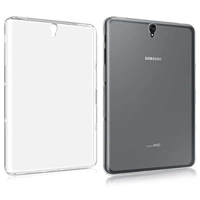 Obrázek kwmobile pouzdro kompatibilní se Samsung Galaxy Tab S3 9. 7 T820 / T825 měkké TPU silikonové průhledné na tablet transparentní