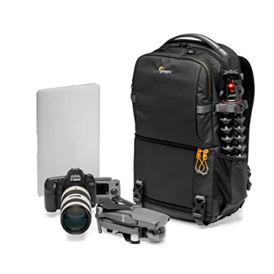 Obrázek Lowepro Fastpack BP 250 AW III batoh na fotoaparát / fotoruck vak pro bezzrcadlové a DSLR kamery jako Nikon D850, 300D, s přístupem přes QuickDoor, přihrádka 13palcový laptop, Ripstop, černý