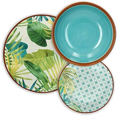 Obrázek Tognana Jídelní servis Jungle, 18dílný, porcelán, vícebarevný