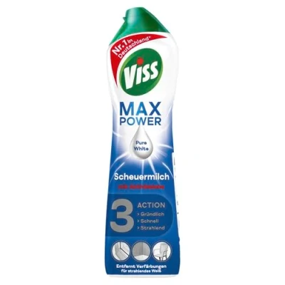 Obrázek Viss Cleanboost čisticí mléko s aktivním bělícím prostředkem 100% silný prostředek proti mastnotě a nečistotám se přírodními čisticími částicemi 500 ml