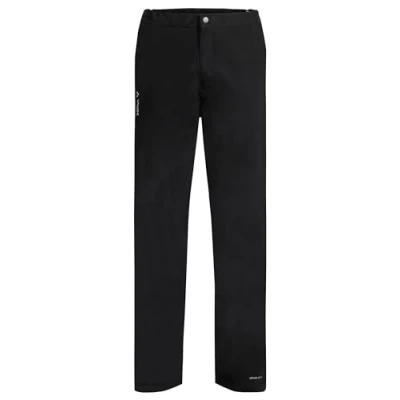 Obrázek VAUDE Pánské kalhoty Men&#039;s Yaras Rain Zip Pants Iii, černá, s