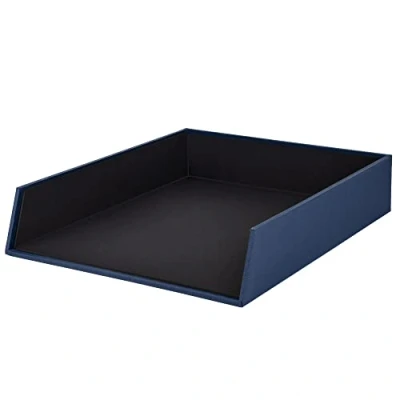 Obrázek Rössler Papier 1335452900 S.O.H. O. Odkládací koš pro DIN A4, stohovatelný, navy, 1 kus