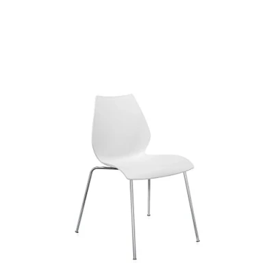 Obrázek Kartell Maui Bürostuhl, Zinkweiß, 2er Set