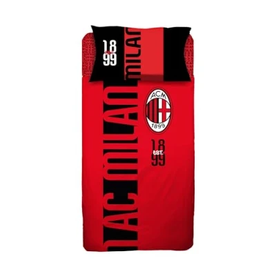Obrázek hermet Milan Bettwäsche Set für Einzelbett, 100% Baumwolle, Bettlaken + Spannbetttuch, Kissenbezug, offizielles Produkt