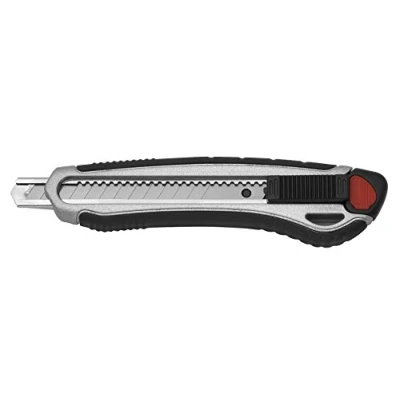 Obrázek Westcott E 84024 00 Cutter hliník s rukojetí Softgrip, šířka čepele 9 mm, šedá/černá