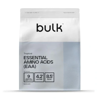 Obrázek Bulk esenciální aminokyseliny prášek, EAA preparát, EAA, Tropical, 500 g
