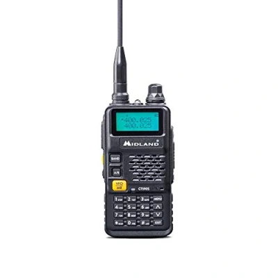 Obrázek Midland CT590 s ruční vysílačka, dvoupásmový přijímač nabíjecí miskou, C1354, baterie 1500 mAh