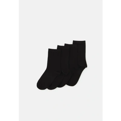 Obrázek Lindex Plain 4 PACK Ponožky, Ženy, Velikost: 36 38, Black