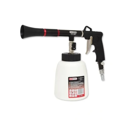 Obrázek KS Tools Pneumatická čisticí pistole 515.1980 1 l I Čisticí na sodu stlačený vzduch vč. 360 otočné a 30 úhlové spojky kulového kloubu