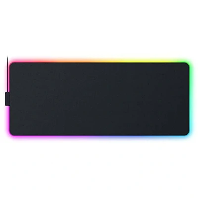 Obrázek Razer Strider Chroma hybridní herní podložka pod myš s RGB (hybridní myš, 19 zón osvětlení, formát XL, protiskluzová spodní strana) černá