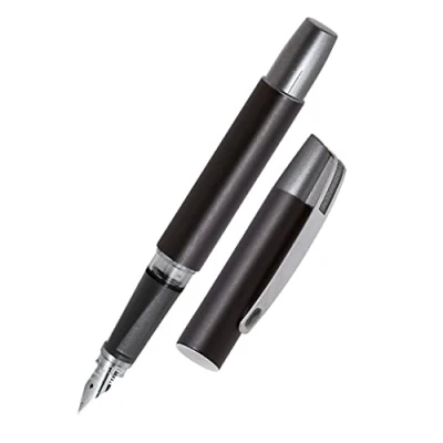 Obrázek Online Campus Colour Line inkoustové pero pro praváky ergonomická rukojeť standardní patrony s vysoce kvalitním peřím iridiové M, barva černá, 1 kus (1 ks v balení)