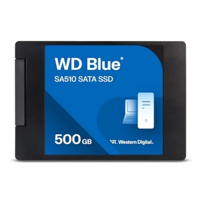 Obrázek SSD disk WD Blue SA510 SATA 500 GB 2,5 palce (čtení až 560 MB/s, záznam do 510 upgrade pro PC/notebook, tříměsíční Probeabo od Dropbox Professional, Western Digital Dashboard)