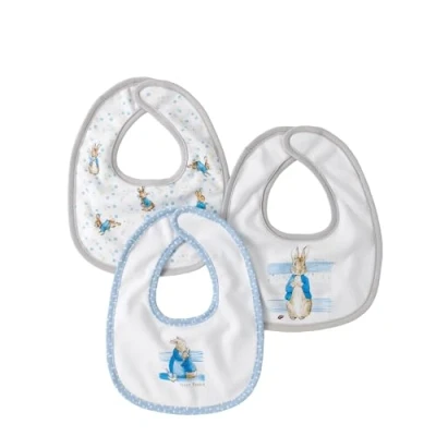 Obrázek Beatrix Potter Peter Rabbit Bib Set Of 3