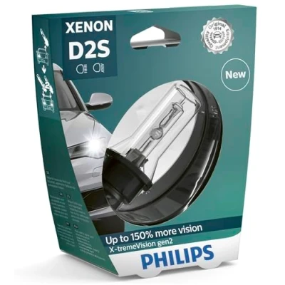 Obrázek Xenonová žárovka do světlometů Philips 85122XV2S1 X tremeVision D2S Gen2, jednotlivý blistr