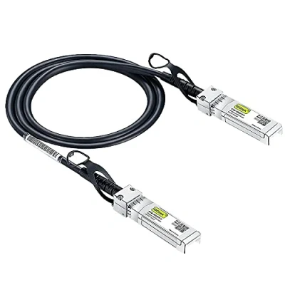 Obrázek 10Gtek pro Ubiquiti UniFi SFP+ to kabel 1metrový (3,3ft), 10GBASE CU Direct Attach Copper(DAC) Twinax kabel, pasivní