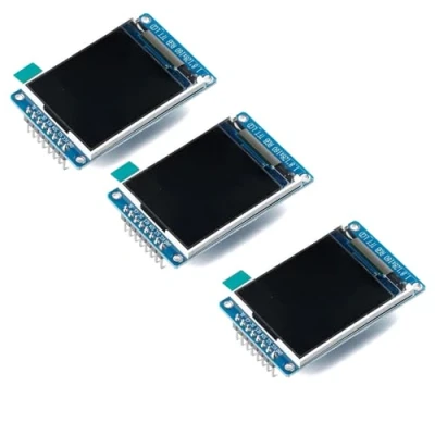 Obrázek GERUI 3 ks 1,77 palců/1,8 palce pro TFT LCD Display Modul 128 x 160 High Definition s IPS barevným displejem 2,7 V 3,3 kompatibilní Arduino a Raspberry Pi včetně