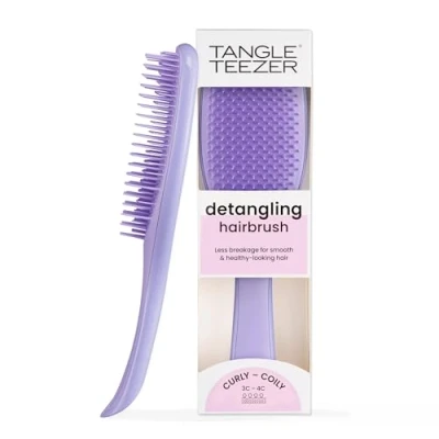 Obrázek Tangle Teezer Naturally Curly rozčesávací kartáč pro vlasy 3C až 4C, purple Passion