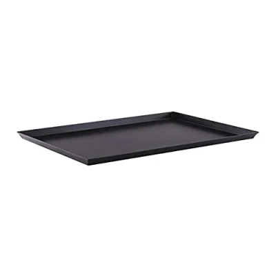 Obrázek Obdélníkový podnos 60 cm železná modrá