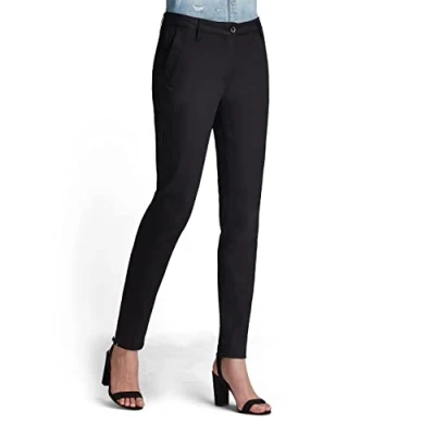 Obrázek G STAR RAW dámské Bronson Mid Waist Slim Chino kalhoty, Černá (Raw Pressed D03218 6960 5185)