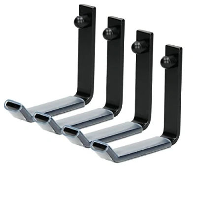Obrázek ECD Germany pneumatiky na stěnu pro automobily 4 ks. 105 x mm z celé oceli nosnost do 40 kg. vč. montážního materiálu držák ráfky nástěnný
